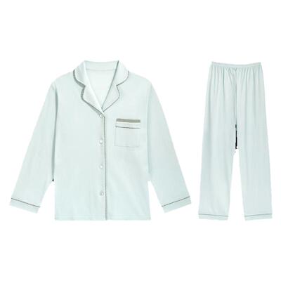 华歌尔纯棉舒适长袖长裤家居服