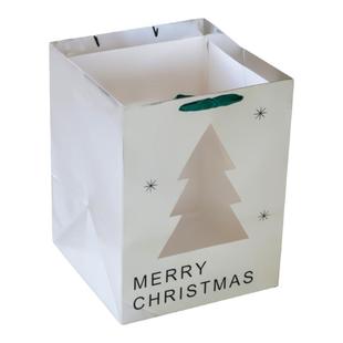 特大号圣诞树橱窗袋手提袋鲜花礼物包装袋圣诞节手提花袋花店花艺