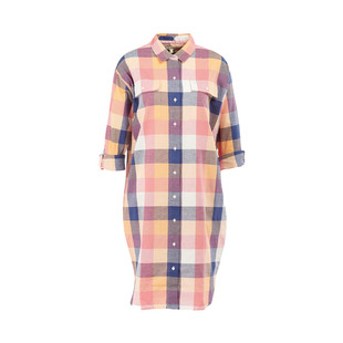 Barbour Summer女士春夏格纹短袖连衣裙