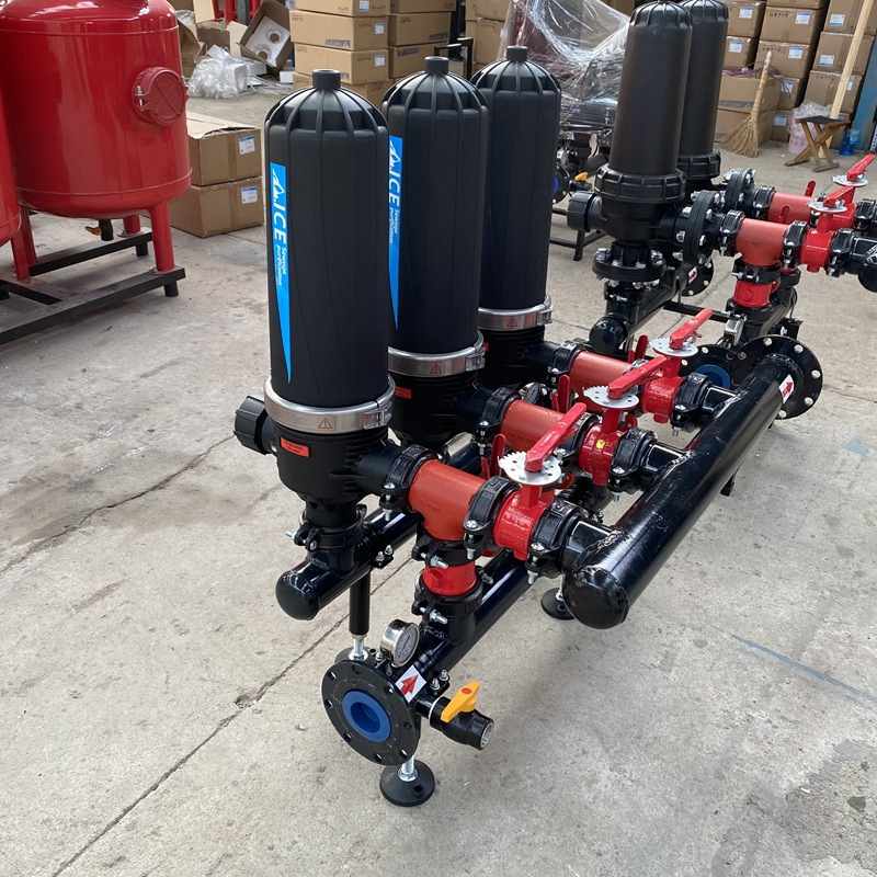 全自动反冲洗叠片式过滤器叠片不锈钢灌溉过滤器过滤器叠农用片式