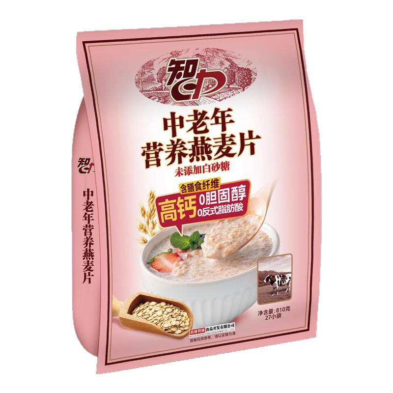 智力中老年营养燕麦片810g无蔗糖