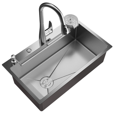 法国法派斯sus304不锈钢水槽大单槽家用厨房洗菜盆洗碗槽台下盆