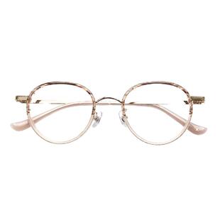 【超人气新品】米八超轻男女近视小脸学生复古眼镜框圆形日本镜架