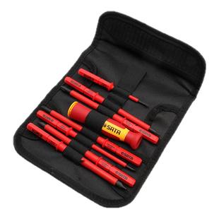 世达绝缘螺丝刀VDE耐高压螺丝批电工用一字十字改锥起子工具套装