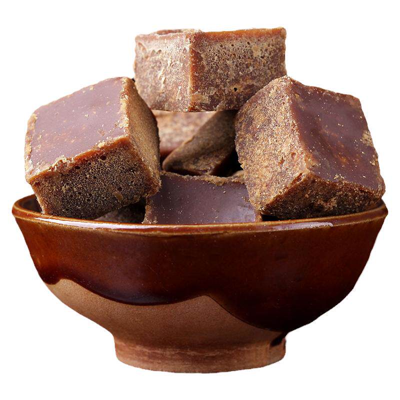 云南古法红糖正宗纯甘蔗原汁 大姨妈经期 产妇手工土老古法黑糖块