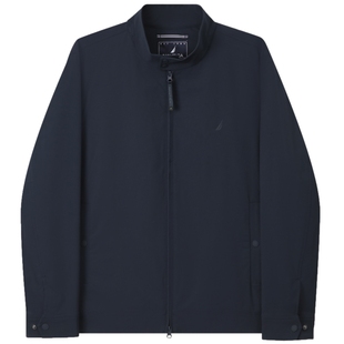 NAUTICA/诺帝卡男装25秋冬款抗菌带弹老钱风小立领夹克JC5105