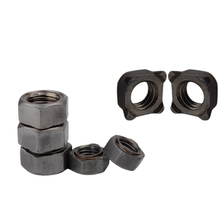 细牙六角点焊螺丝帽焊接螺母国标本色六角碰焊美制M10*1M12M14M16