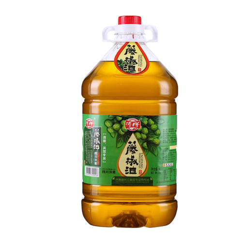 藤胖涛胖藤椒油5L四川眉山东坡特产凉菜冒菜冷串浓麻青麻椒油大桶