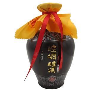 崆峒黄酒平凉养生醴酒特型半甜黍米黄酒坛装纯粮酒888ml包邮