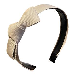 公主落难发箍蝴蝶结女高级感黑色立体高颅顶发卡2026新款头箍发捆