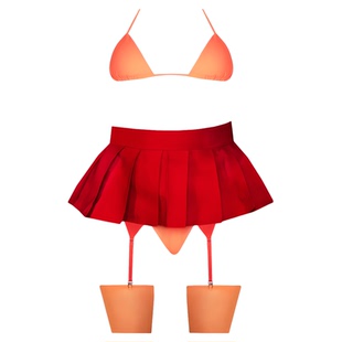 7件套!性感火辣COS维尔玛解谜探案冒险家动漫角色钢管热舞演出服