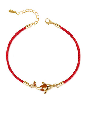 故宫锦鲤红绳手链圣诞新年礼物