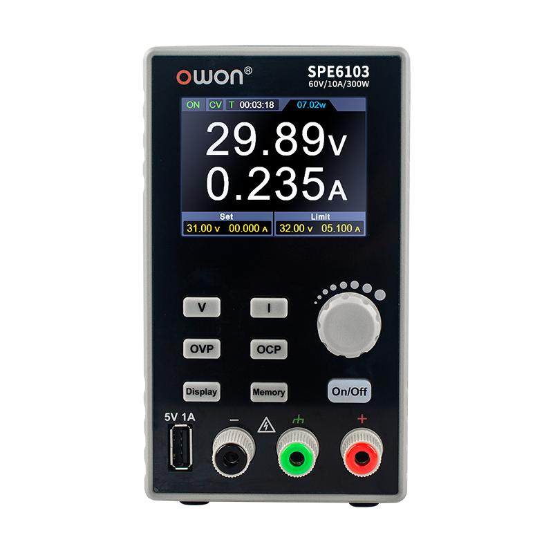 OWON可编程直流电源SPE稳压可调150W-500W电源30V-300V恒压恒流