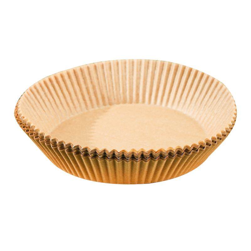 空气炸锅专用纸盘圆形吸油纸垫食品级烤箱烘焙家用厨房食物硅油纸