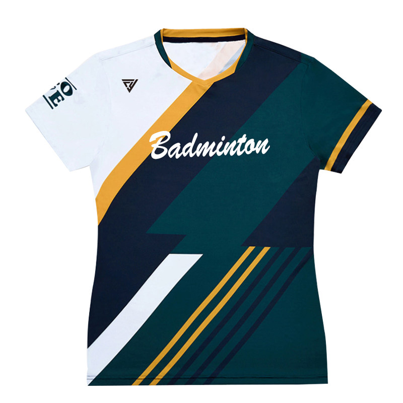 羽毛球服女2026新款高颜值专业运动上衣透气速干好看短袖短裤球衣