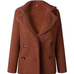 Teddy Coat Winter Plus Size Warm Thick Faux Fur Jacket Women