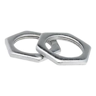 GB808铁镀锌细牙螺母六角薄螺母扁螺母灯饰螺母超薄螺母细牙螺帽