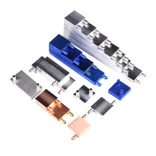 水冷头40*40水冷板 吸热液冷CPU半导体制冷片散热器 模具水冷紫铜
