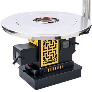 新款加厚柴火气化炉柴煤两用取暖炉不锈钢农村烤火炉室内柴火炉子