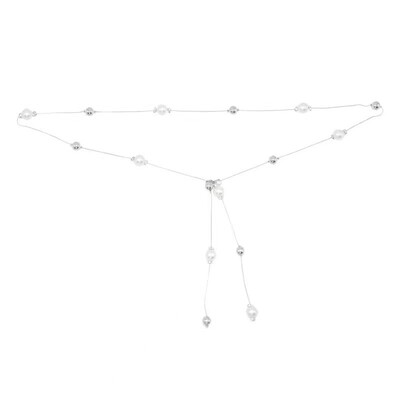 珍珠细腰带腰链女配裙子装饰连衣裙配饰高级感设计小香风2025新款