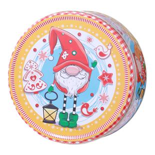 俄罗斯饼干原装进口斯拉贡牌香甜酥脆可爱图案圣诞节礼物曲奇饼干