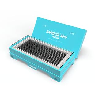 阿丢自烤一次性烧烤炉户外露营烤肉炉碳烤炉无烟木炭炉子烧烤架