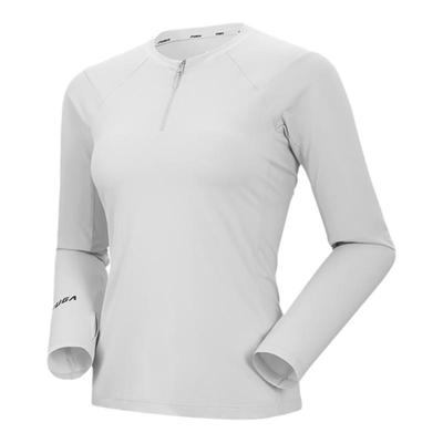 KAILAS凯乐石FUGA 户外徒步吸湿速干运动上衣女款半开功能长袖T恤