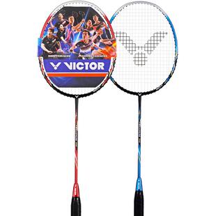 victor胜利羽毛球拍正品官方旗舰店威克多挑战者9500碳素纤维单拍