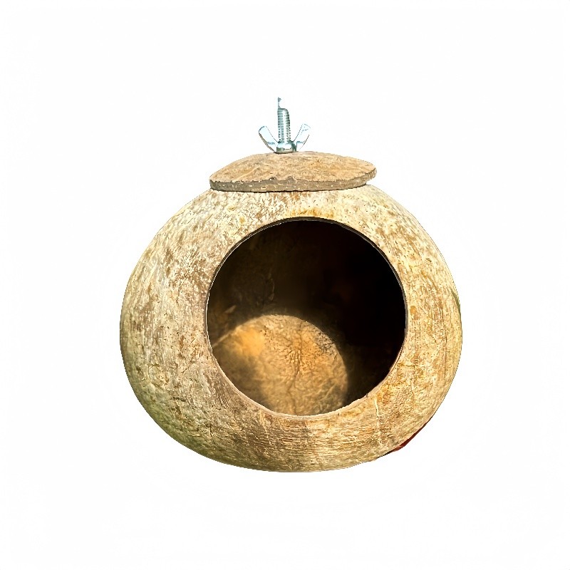 鸟窝鹦鹉窝草编鸟巢虎皮牡丹小太阳珍珠鸟睡觉保暖小鸟椰子壳椰壳