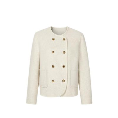 GCRUES短款小香风双面呢外套