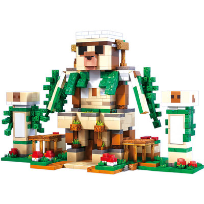 男孩我的世界积木拼装玩具