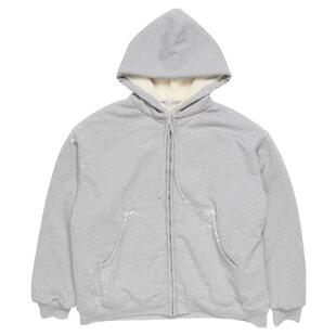 ACNE STUDIOS 女士连帽拉链袋鼠兜加绒卫衣开衫银泰百货 301574