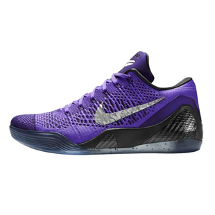 Nike Kobe 9 Elite Low科比9黑紫色男子实战篮球鞋IM0465-500-黑