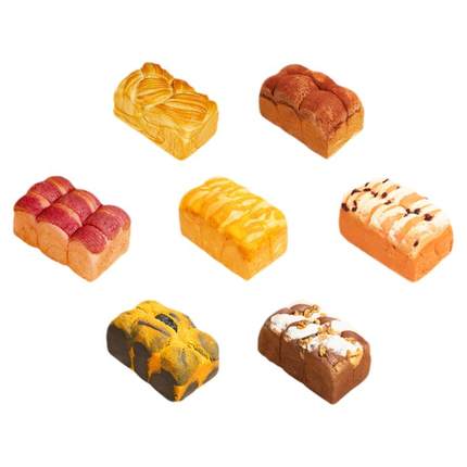 现烤现发】熊治椰皇吐司面包厚切早代餐下午茶零食糕点面点饱腹品