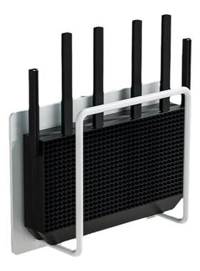 路由器放置架wifi置物架固定器墙上贴支架机顶盒免打孔收纳盒支架