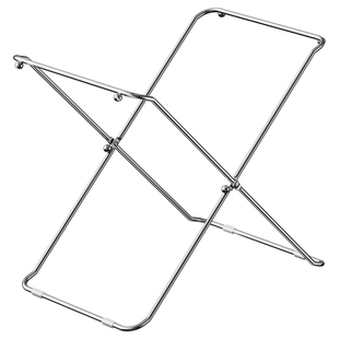 304不锈钢可折叠垃圾架厨房垃圾袋桶挂架支撑架桌面塑料袋支架子