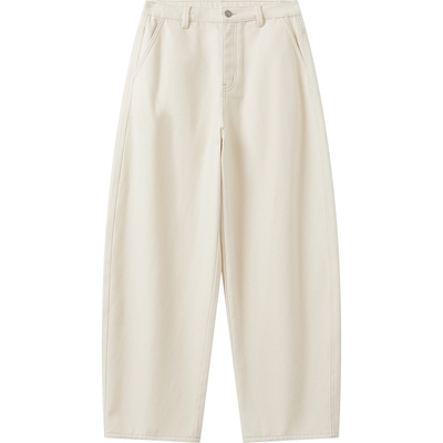 播商场同款垂坠简约百搭牛仔裤女秋冬新款宽松香蕉裤BDS4KD3672