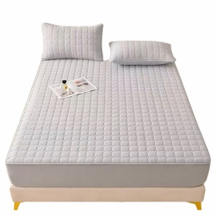 新款2025A类全棉床笠夹棉加厚单件席梦思床罩纯棉床笠保护套