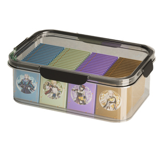 吧唧收纳盒亚克力透明徽章动漫周边谷子置物架密封防潮防尘展示盒