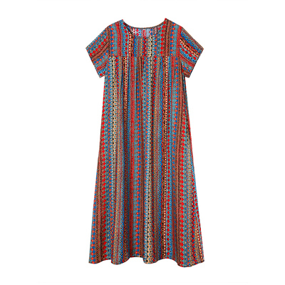 新款棉绸连衣裙女夏季