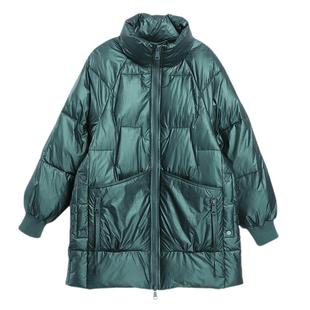 棉衣女中长款2025冬季新款韩版立领棉服时尚加厚棉袄洋气外套