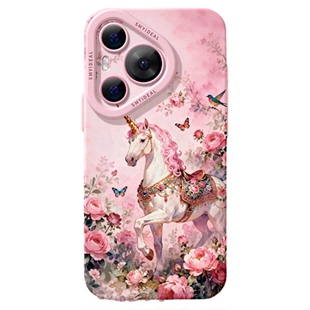 新年花卉盎然适用华为Pura80手机壳P70pro本命年p60新款全包喜庆p50新年40外壳Pura70Ultra红色Pura80pro过年