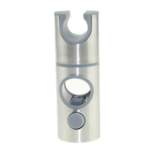 304不锈钢拉丝淋浴杆升降调节座滑套25管花洒固定支架固定座