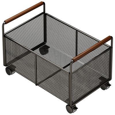 柜下篮子浴室脏衣篮脏衣服置物架小推车脏衣篓移动卫生间收纳神器