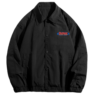 TRAVEL ISSUANCE 把握机遇 潮牌简约字母印花夹克外套宽松情侣ins