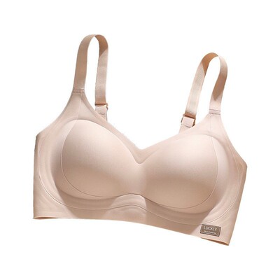 无钢圈聚拢收副乳泰国乳胶文胸