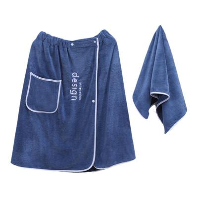 男士可穿式洗澡浴巾游泳沙滩巾