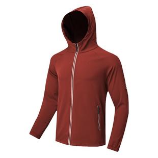 冬季跑步加绒外套男女款速干衣防风防水连帽开衫保暖夹克上衣骑行