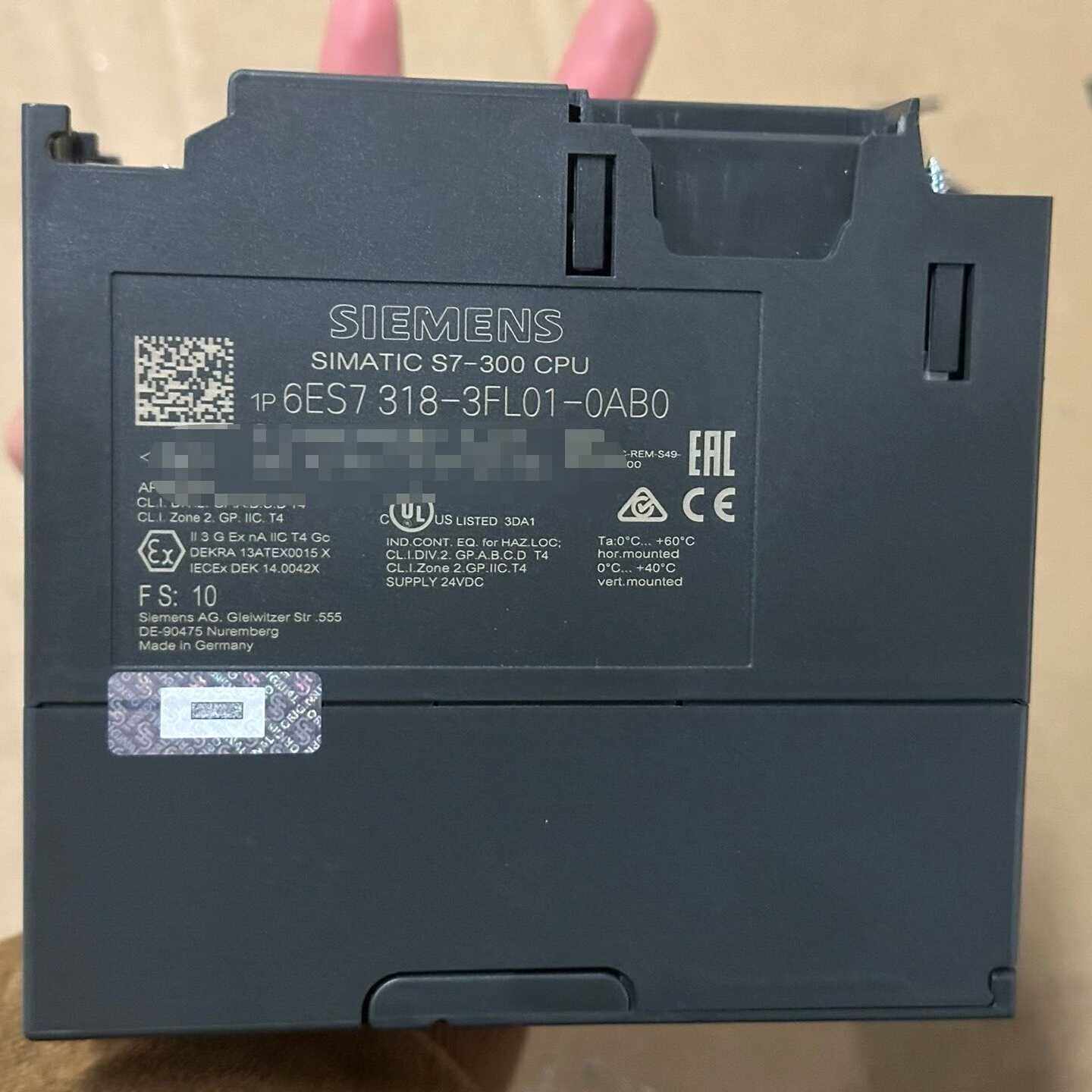 西门子S7300CPU模块