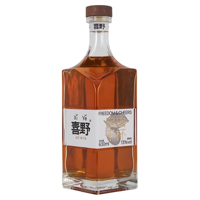 喜野13%630ml低度微醺果酒青梅酒